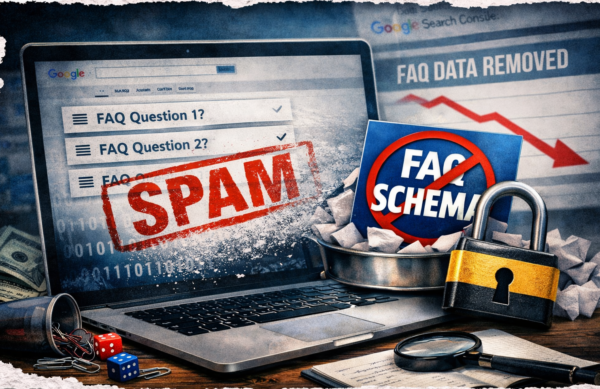SEO‑спам и блокировка FAQ Schema